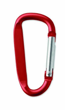 Logo trade promotional merchandise photo of: Carabiner clip in aluminium.