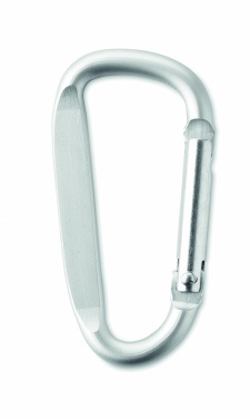 Logo trade promotional gift photo of: Carabiner clip in aluminium.