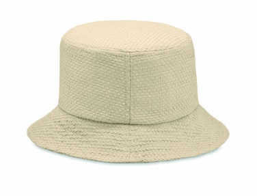 Logo trade promotional giveaways image of: 9aper straw bucket hat