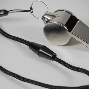 Logo trade corporate gifts image of: Metal whistle
