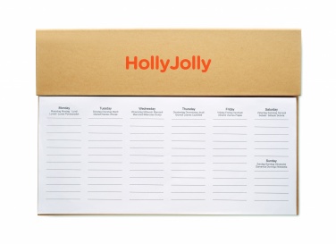 Logo trade promotional items picture of: Weekly desktop planner