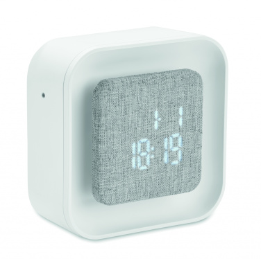 Logo trade promotional items picture of: Recycled ABS/RPET alarm clock Stuttgart