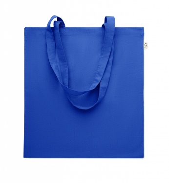 Logo trade promotional giveaway photo of: Recycled cotton shopping bag