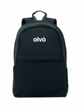 Logotrade corporate gifts photo of: A 15-inch laptop backpack made of recycled pre-consumer cotton and recycled polyester with customizable printing.