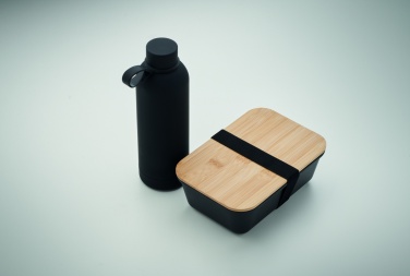 Logo trade promotional gifts picture of: Lunch box bottle gift set