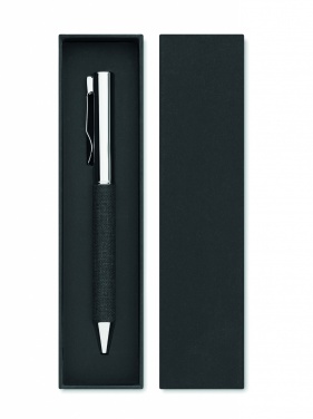 Logo trade promotional merchandise photo of: Metal twist ball pen in box