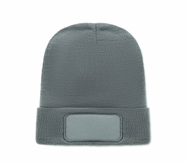Logo trade promotional gift photo of: Unisex beanie RPET polyester