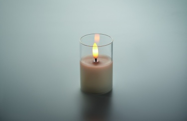 Logotrade advertising product picture of: LED wax candle in glass holder
