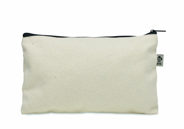 Logo trade promotional merchandise image of: Cosmetic bag cotton 340 gr/m²
