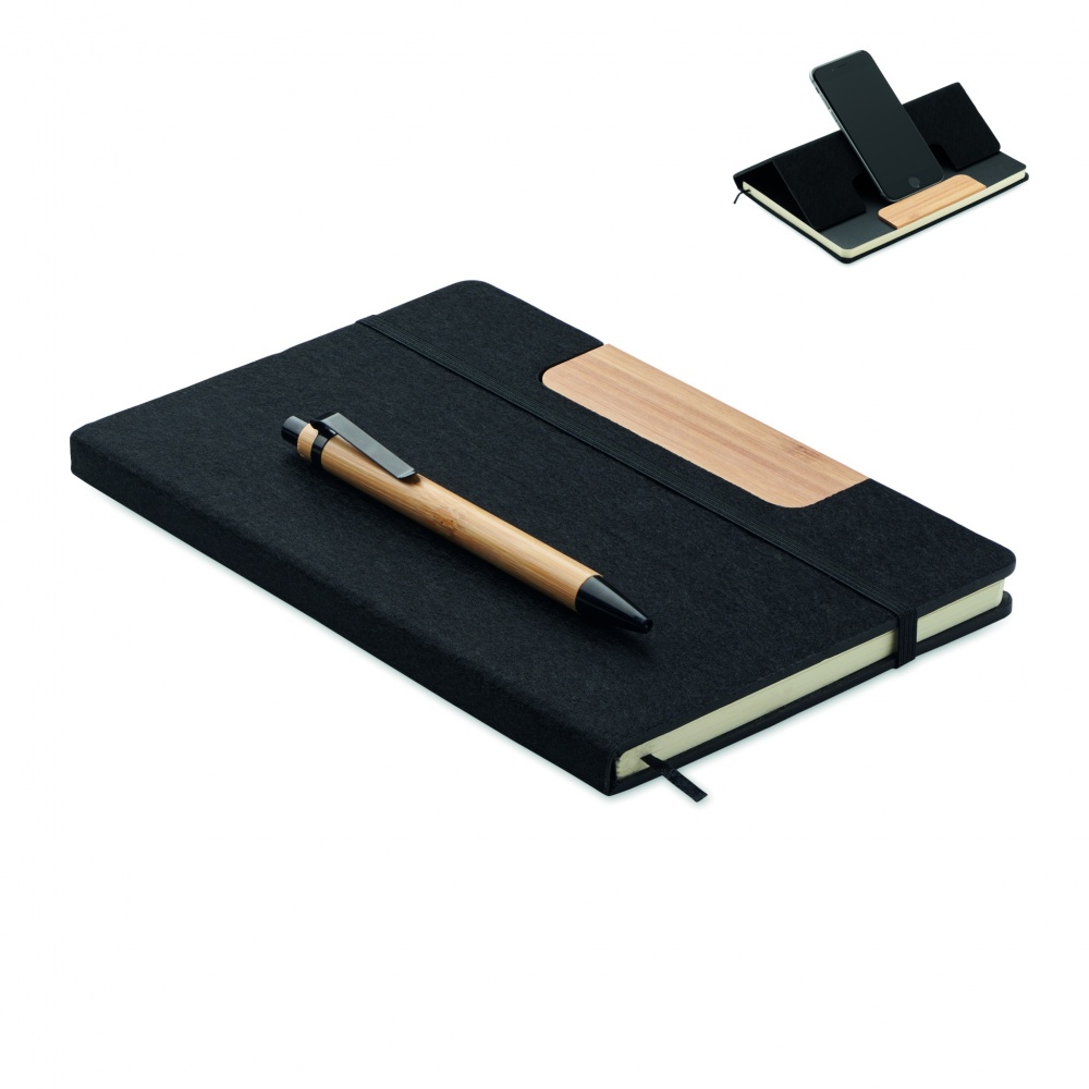 Logotrade business gift image of: A5 RPET notebook set