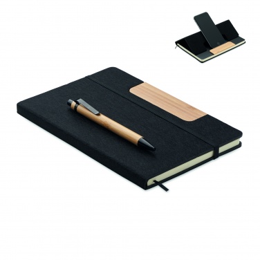 Logo trade promotional product photo of: A5 RPET notebook set
