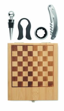 Logotrade promotional gift picture of: Chess board wine set