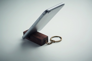 Logo trade promotional gift photo of: Key ring with phone stand Hyvinkää