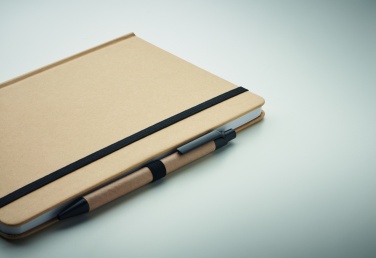 Logo trade corporate gifts picture of: A5 notebook in recycled carton