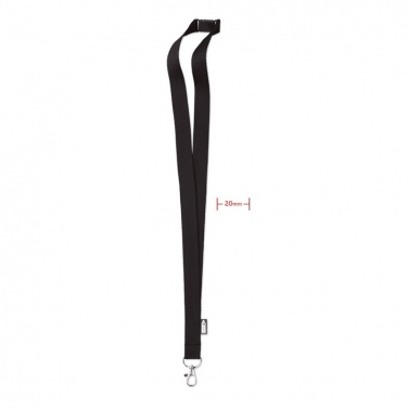 Logo trade corporate gifts picture of: Lanyard in RPET 20 mm