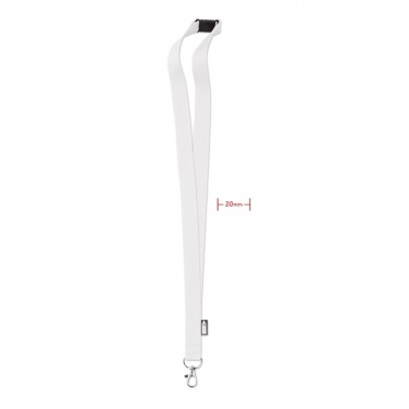 Logo trade advertising products image of: Lanyard in RPET 20 mm