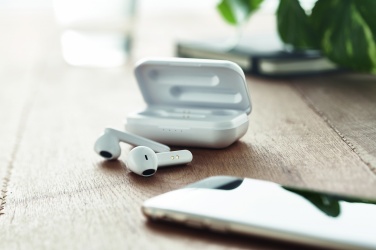 Logotrade promotional item picture of: TWS earbuds with charging base