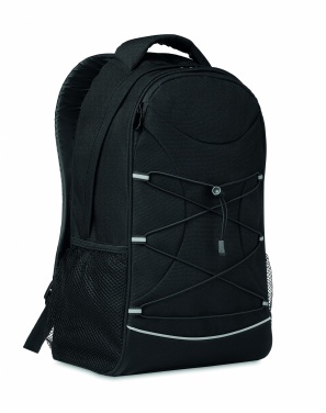 Logo trade promotional giveaways image of: 600D RPET backpack