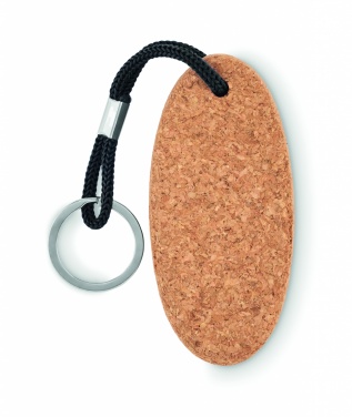 Logotrade promotional merchandise picture of: Floating cork key ring Lohja