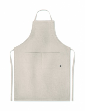 Logo trade promotional gifts image of: Hemp adjustable apron 200 gr/m²