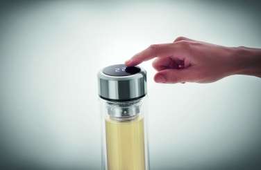 Logotrade promotional giveaway picture of: Bottle with touch thermometer