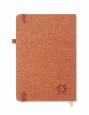 Logo trade promotional items picture of: Recycled Leather A5 notebook
