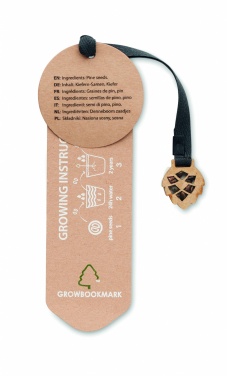 Logo trade advertising products image of: Pine tree bookmark