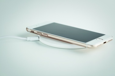 Logo trade corporate gift photo of: ABS wireless charger 10W
