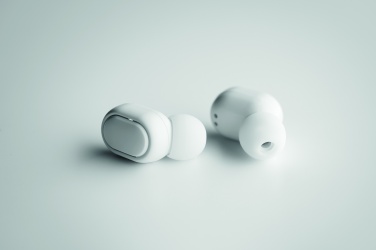 Logo trade advertising products picture of: Recycled ABS TWS earbuds