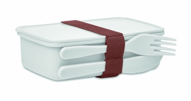 Logo trade promotional gifts image of: Lunch box with cutlery