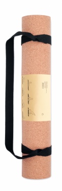 Logo trade promotional merchandise image of: Cork yoga mat