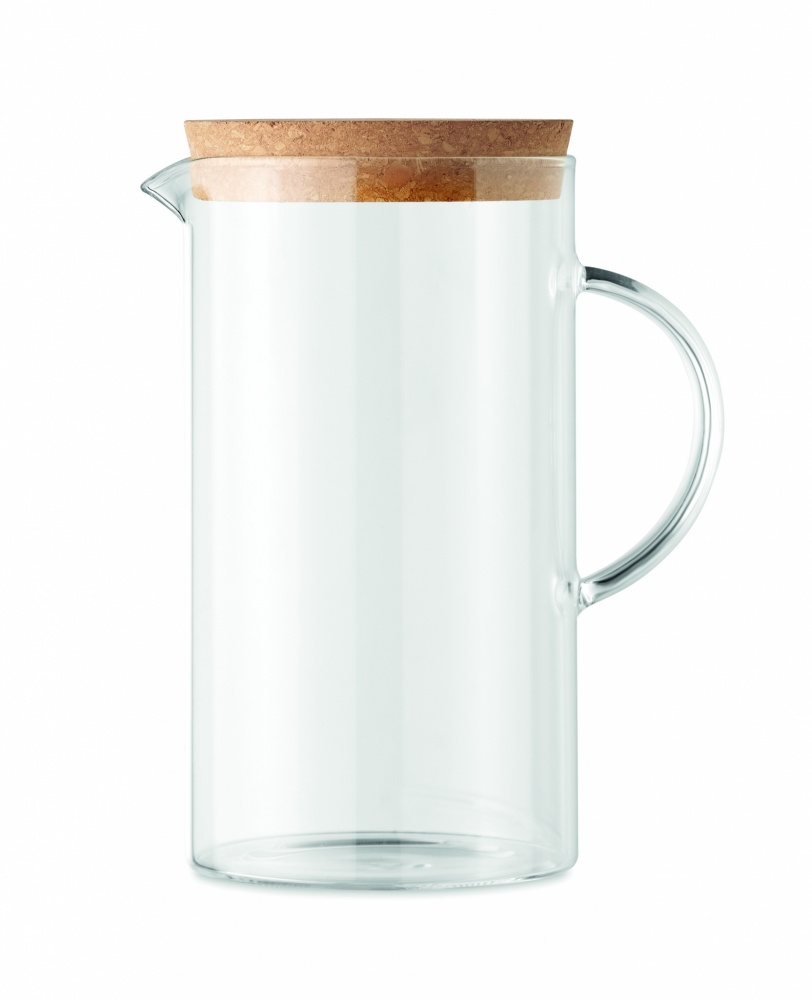 Logo trade promotional giveaway photo of: Borosilicate glass decanter 1L