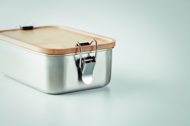 Logo trade advertising products image of: Stainless steel lunch box 750ml