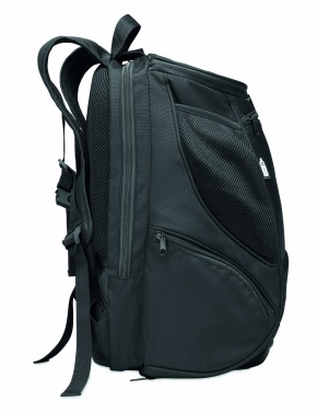 Logo trade promotional giveaways picture of: 600D RPET sports rucksack