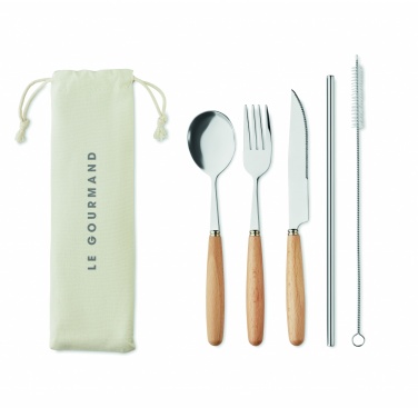 Logotrade promotional product image of: Cutlery set stainless steel