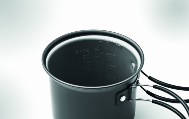 Logo trade promotional merchandise picture of: 2 camping pots with cutlery