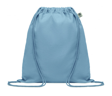 Logotrade promotional products photo of: Organic cotton drawstring bag