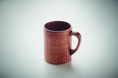 Logo trade promotional item photo of: Oak wooden mug 280 ml