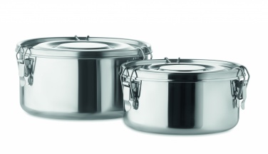 Logotrade promotional products photo of: Set of 2 stainless steel boxes