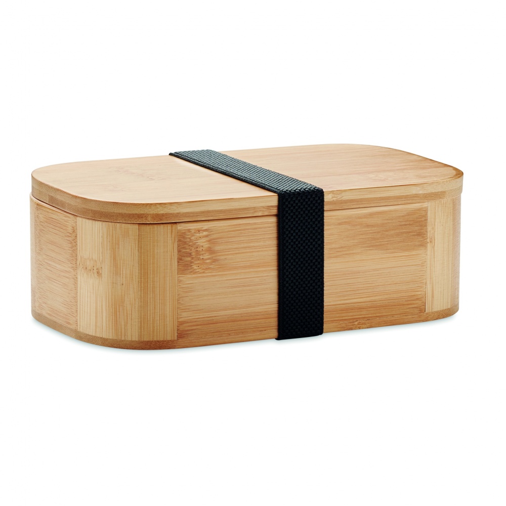 Logotrade promotional product picture of: Bamboo lunch box 1000ml LADEN LARGE