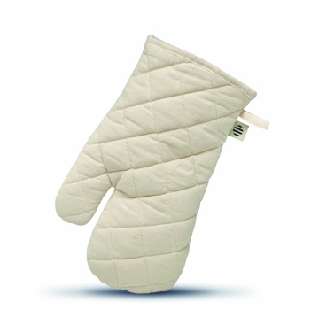 Logo trade promotional giveaways image of: Organic cotton oven glove