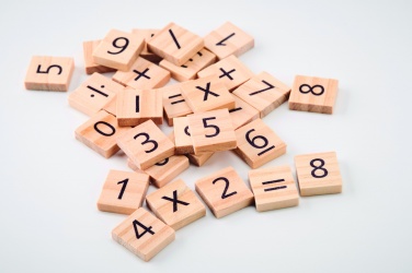 Logotrade promotional item image of: Wood educational counting game