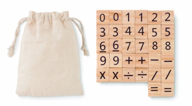 Logotrade promotional gift image of: Wood educational counting game