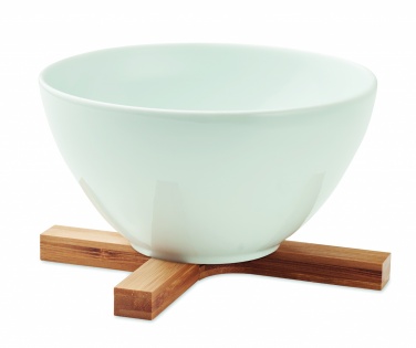 Logo trade promotional item photo of: Bamboo foldable pot stand