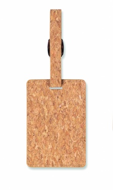Logo trade advertising product photo of: Cork luggage tag