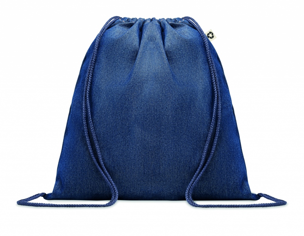 Logotrade corporate gifts photo of: Recycled denim drawstring bag