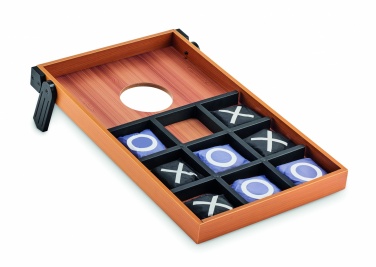 Logo trade promotional gifts picture of: Double sided MDF game set