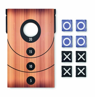 Logo trade corporate gifts image of: Double sided MDF game set