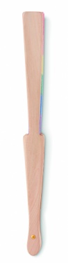 Logotrade promotional gift image of: Rainbow wooden hand fan