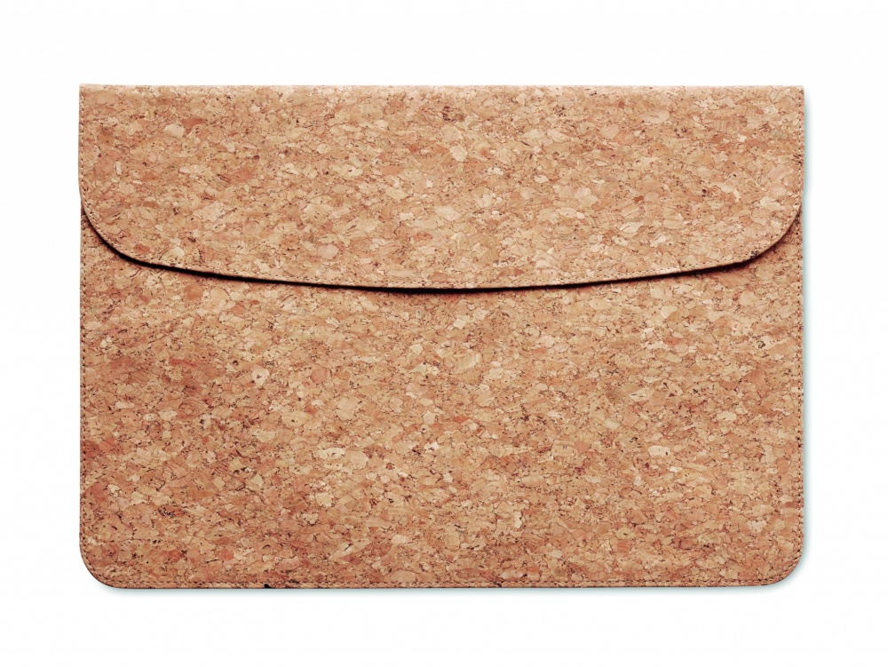 Logo trade advertising products picture of: Cork laptop bag magnetic flap